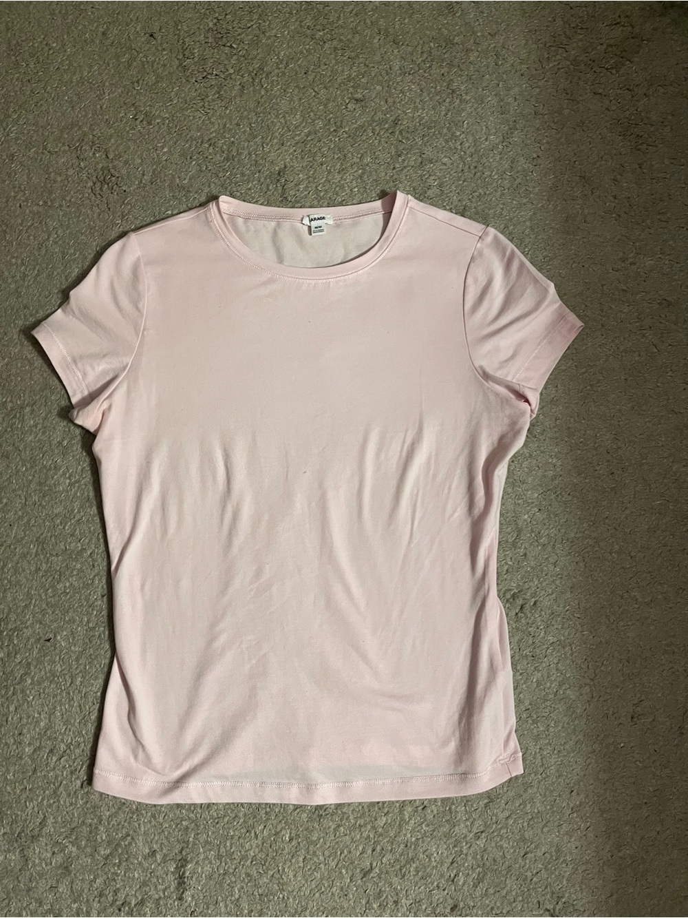 Garage Pink Short Sleeve Top